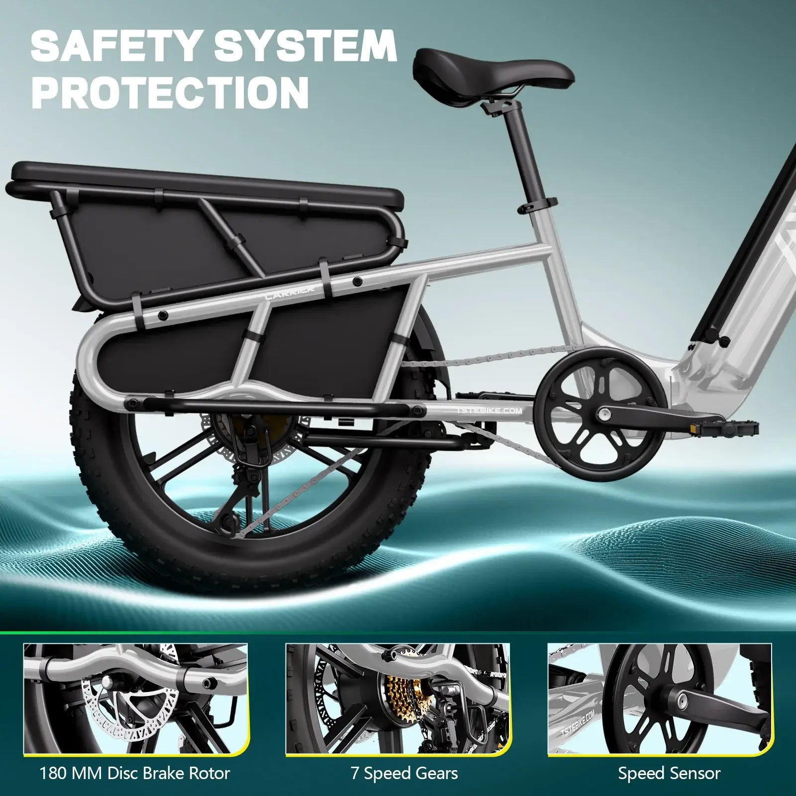 TST® Carrier 20'' Cargo Electric Bike