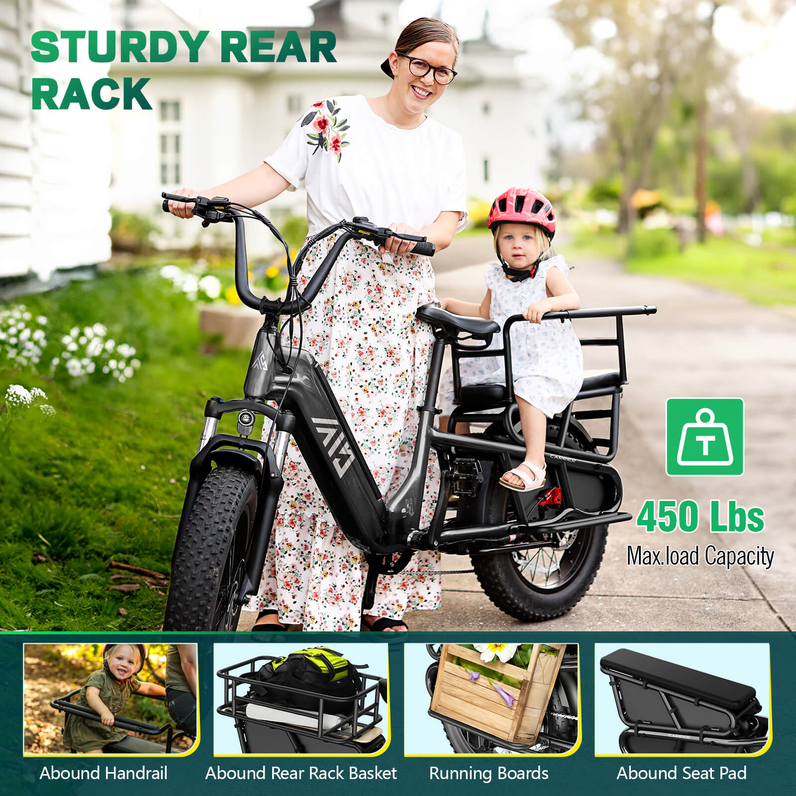 TST® Carrier 20'' Cargo Electric Bike