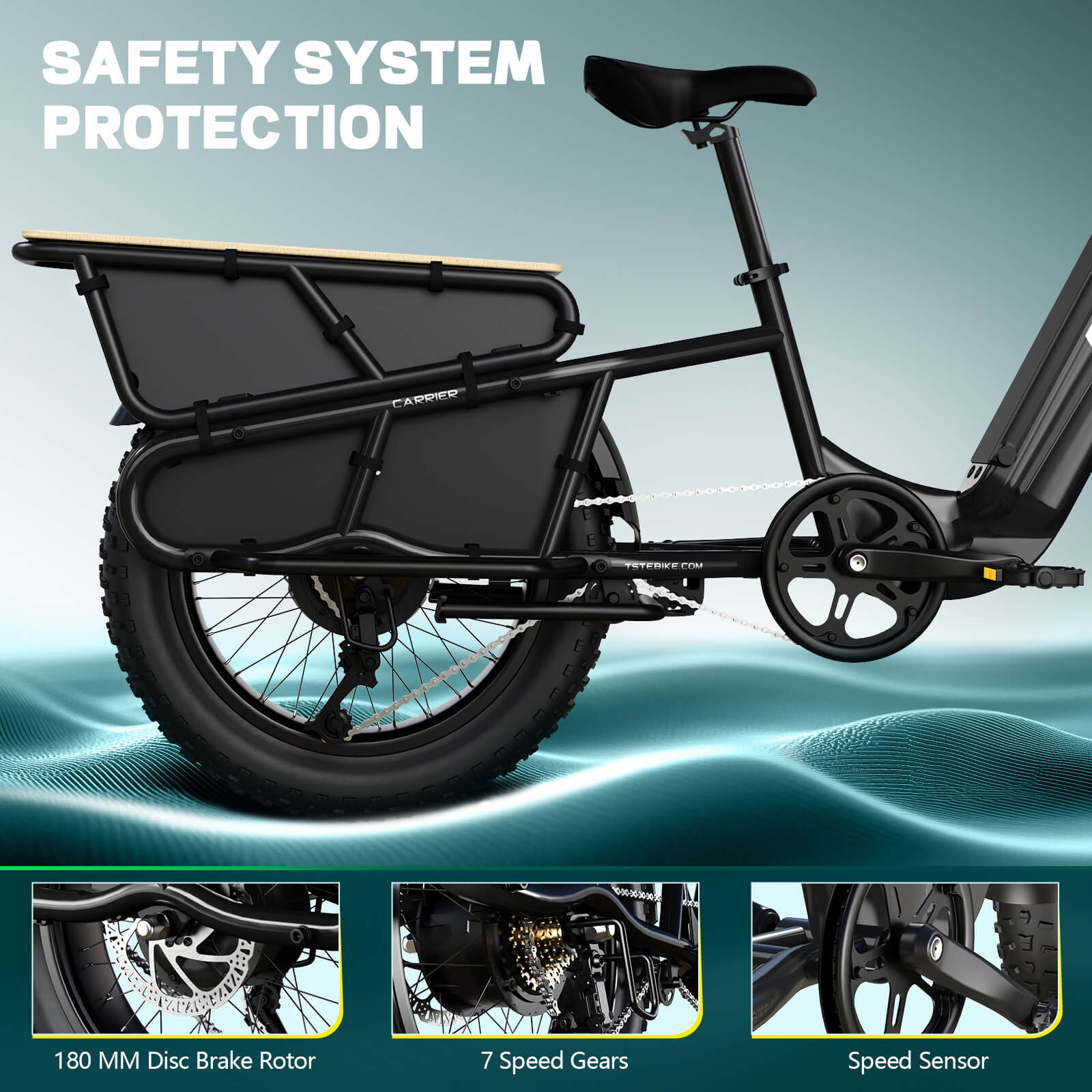 TST® Carrier 20'' Cargo Electric Bike