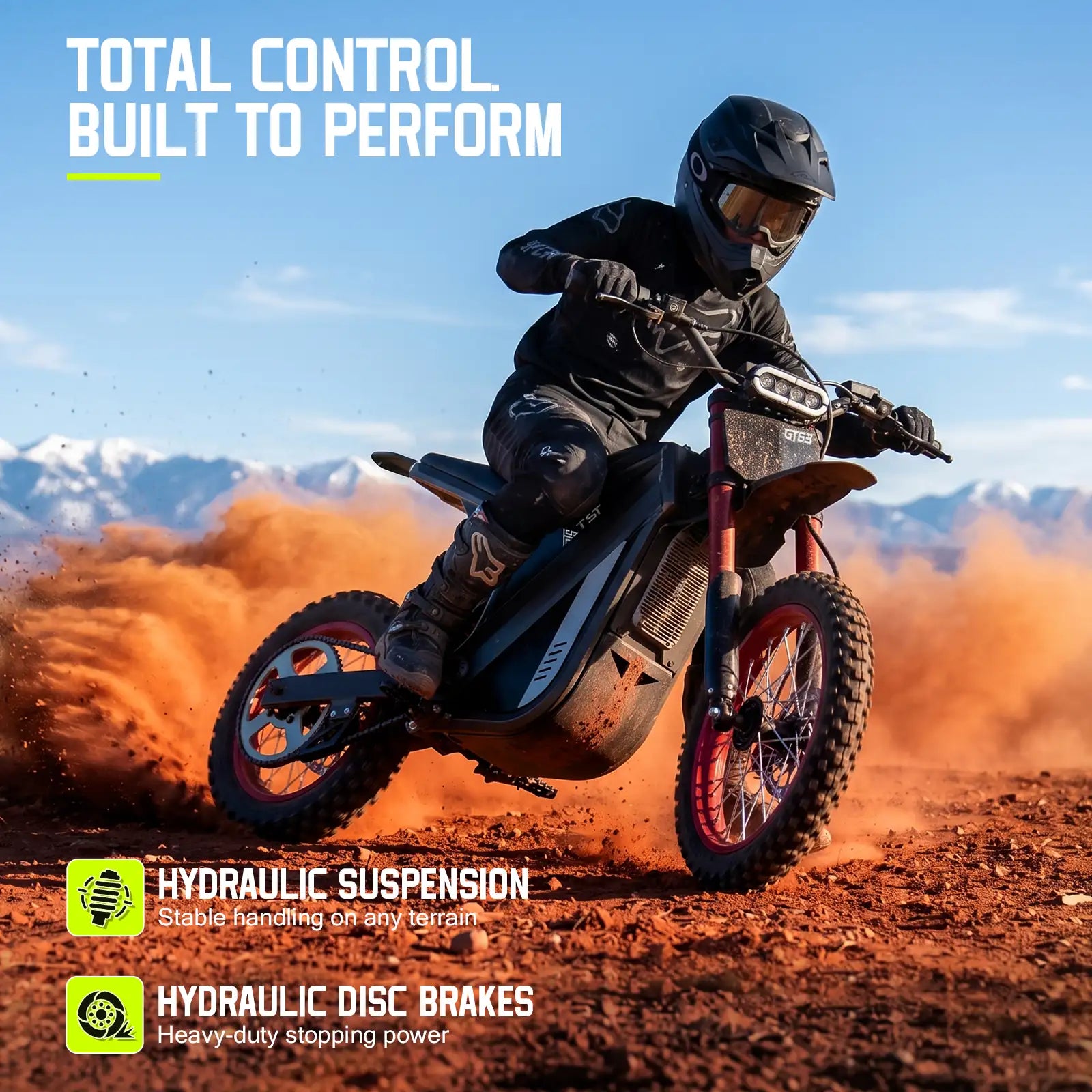 TST® GT63 14" 2400W 210Nm Electric Dirt Bike